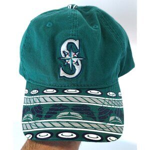 MLB Seattle Mariners Emerald Queen Casino Cotton Strapback Hat